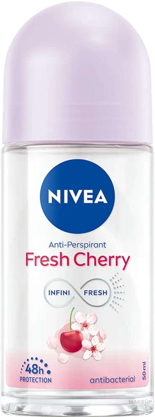 Антиперспірант кульковий - NIVEA Fresh Cherry Anti-Perspirant — фото 50ml