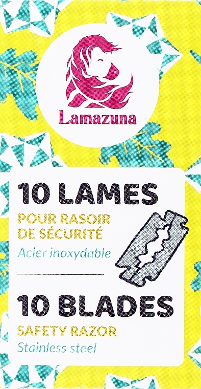 Лезвия для бритвы, с платиновым покрытием - Lamazuna — фото N1