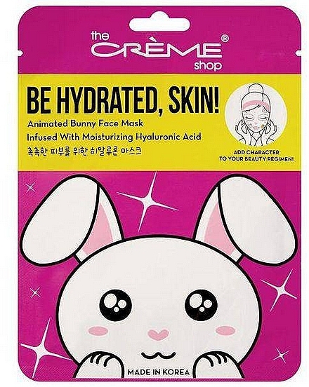 Маска для лица - The Creme Shop Animated Bunny Face Mask Moisturizing Hyaluronic Acid — фото N1