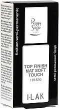 Матовое топовое покрытие для ногтей - Peggy Sage Top Finish Mat Soft Touch I-Lak — фото N2