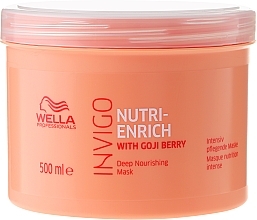 Маска с ягодами годжи, питательная - Wella Professionals Invigo Nutri-Enrich Deep Nourishing Mask  — фото N8