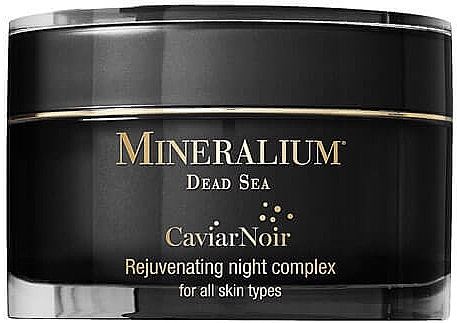 Омолоджувальний нічний комплекс для обличчя з чорною ікрою - Mineralium Caviar Noir Rejuvenating Night Complex — фото N1
