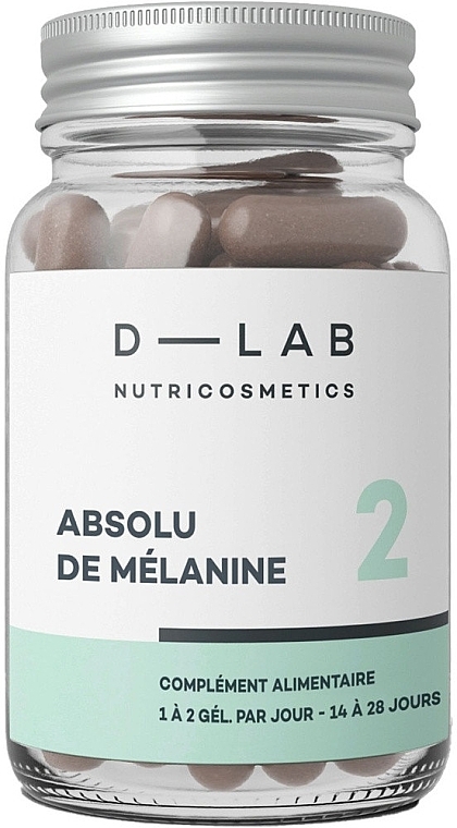 Пищевая добавка "Чистый меланин" - D-Lab Nutricosmetics Pure Melanin — фото N1