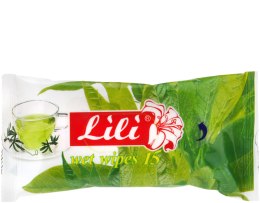 Влажные салфетки с ароматом зеленого чая - Lili — фото N3