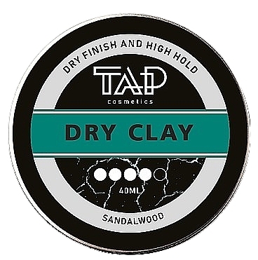 Глина для укладки волос "Sandalwood" - TAP Cosmetics Dry Clay — фото N1