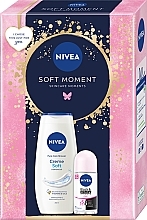 Духи, Парфюмерия, косметика Набор - NIVEA Soft Moment (sh/gel/250ml + deo/50ml)