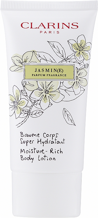 Зволожувальний лосьйон для тіла з ароматом жасмину - Clarins Moisture-Rich Body Lotion Jasmine — фото N1