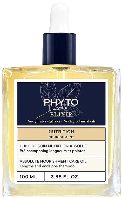 Масло для волос - Phyto Nutrition Elixir Absolute Care Oil — фото N1