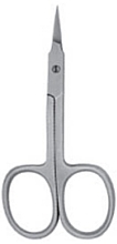 Ножницы для кутикулы с изогнутой ручкой - Accuram Instruments Fine Point Cuticle Scissor Bent Handle Str/Cvd 9cm — фото N1