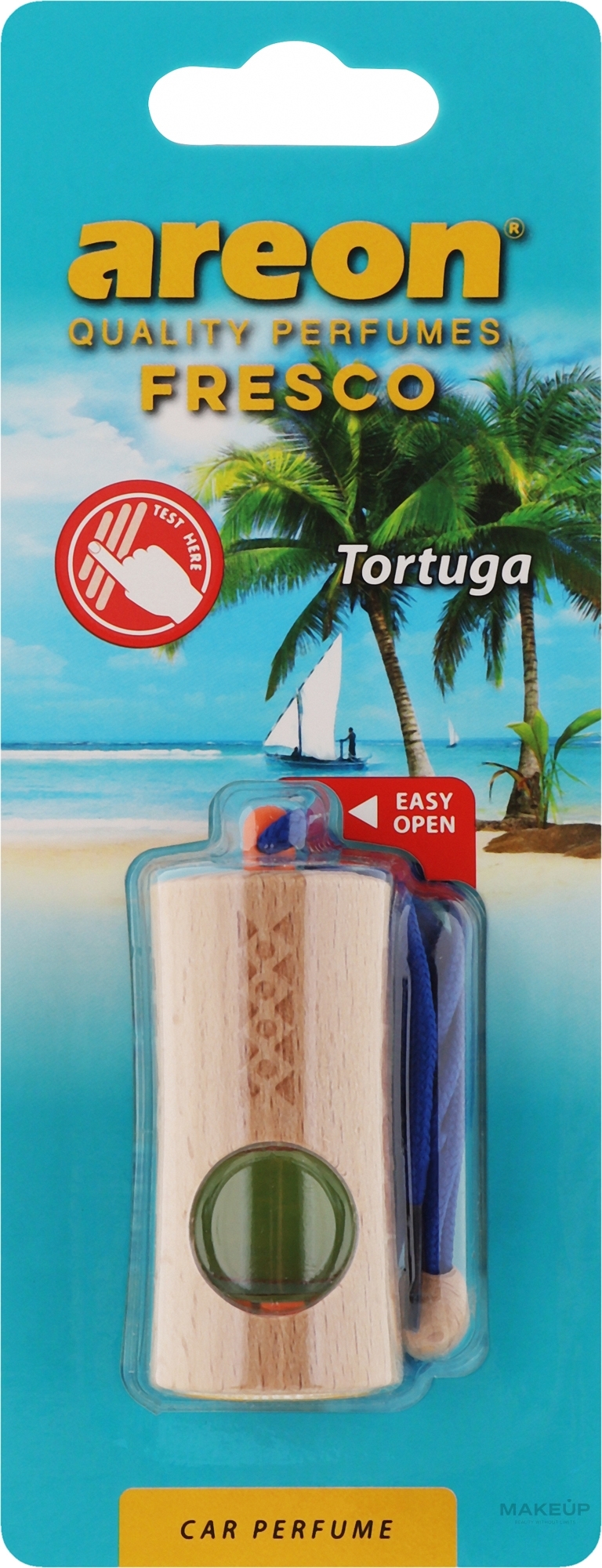 Ароматизатор для авто "Тортуга" - Areon Fresco New Tortuga Car Perfume — фото 4ml