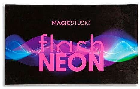 Палетка теней для век - Magic Studio Flash Neon Palette — фото N2