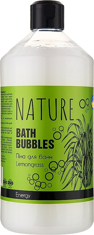 Піна для ванн "Лемонграс" - Bioton Cosmetics Nature Lemongrass Bath Bubbles — фото N1