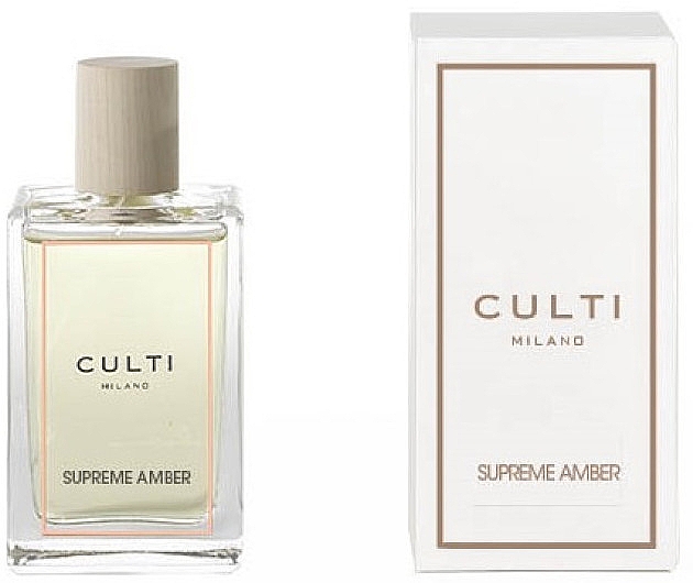 Спрей ароматичний інтер'єрний - Culti Milano Room Spray Supreme Amber — фото N1