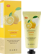 Крем для рук з екстрактом лимона - Dabo Skin Relife Hand Cream Lemon — фото N2