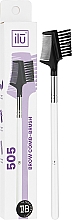 Раческа-щетка для бровей и ресниц - Ilu 505 Brow Comb-Brush — фото N2
