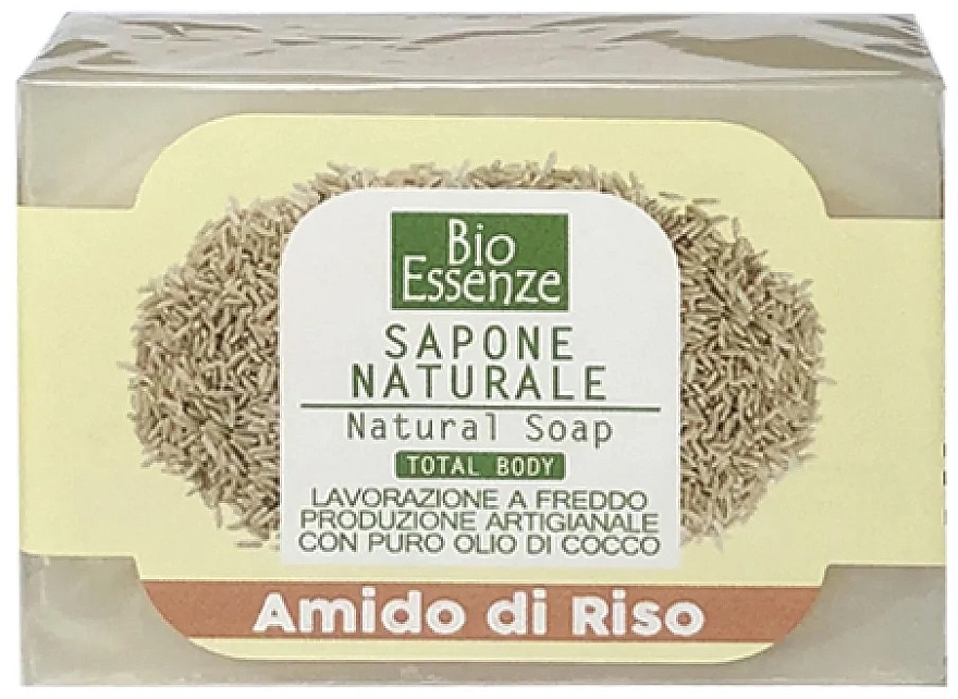 Мыло с рисовым крахмалом - Bio Essenze Natural Soap — фото N1