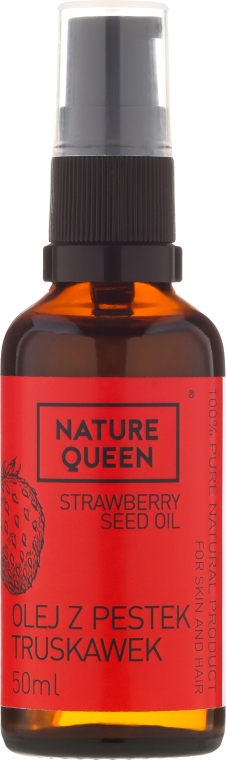 Олія насіння полуниці - Nature Queen Strawberry Seed Oil — фото N3