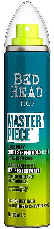 Лак для волос с блеском - Tigi Bed Head Masterpiece Hairspray Extra Strong Hold Level 4 — фото N2