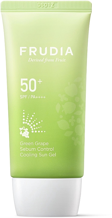 Солнцезащитный гель - Frudia Green Grape Sebum Control Cooling Sun Gel SPF50+PA ++++