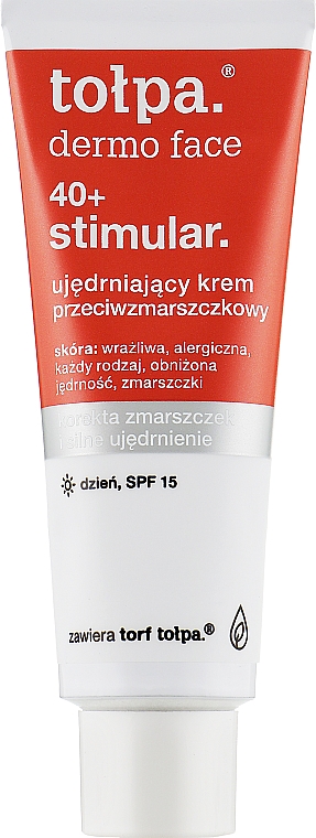 Крем для сухой кожи лица - Tolpa Dermo Face Stimular 40+ Cream SPF15 — фото N1
