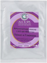 Альгінатна глікомаска з anti age ефектом Томат+Глюкоза  - ALG & SPA Professional Line Collection Masks Peel off Mask Tomate Glucoempreinte — фото N2