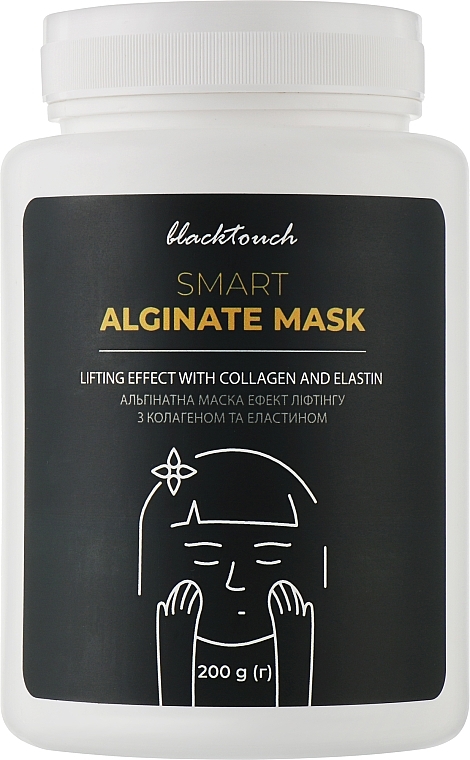 Альгинатная маска эффект лифтинга с коллагеном и эластином - BlackTouch Smart Alginate Mask