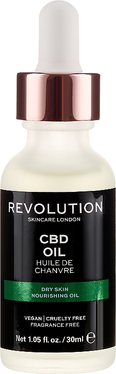 Живильна олія для обличчя - Revolution Skincare Nourishing CBD Oil — фото N2