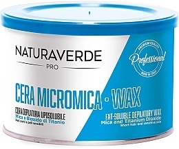 Теплый воск для депиляции в банке - Naturaverde Pro Micromica Fat-Soluble Depilatory Wax — фото N1