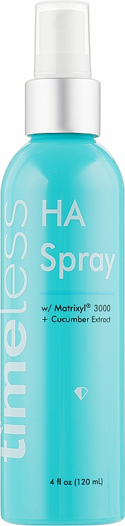 Освіжальний і зволожувальний спрей для обличчя - Timeless Skin Care HA Matrixyl 3000 Cucumber Spray