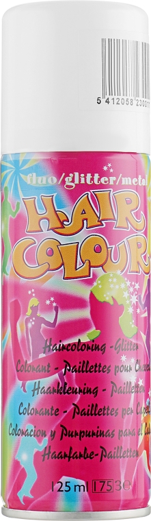 Цветной спрей для волос "Metall", белый - Sibel Coloured Hair Spray