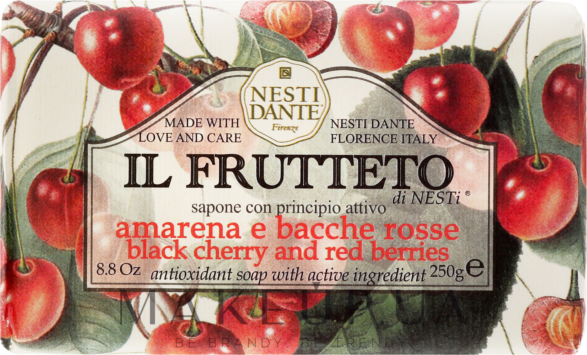 Мыло "Черешня и красные ягоды" - Nesti Dante Il Frutteto Soap — фото 250g