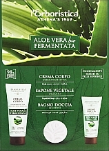 Парфумерія, косметика Набір - Athena's Erboristica Aloe Vera (sh/gel/100 ml + b/cr/200 ml + soap/30 g)
