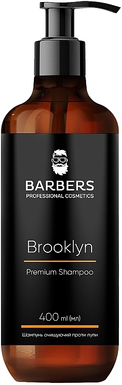 Шампунь для мужчин против перхоти - Barbers Brooklyn Premium Shampoo — фото N1