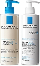 Парфумерія, косметика Набір для сухої шкіри зі схильністю до атопії - La Roche-Posay Lipikar (cr/400ml + balm/400ml)
