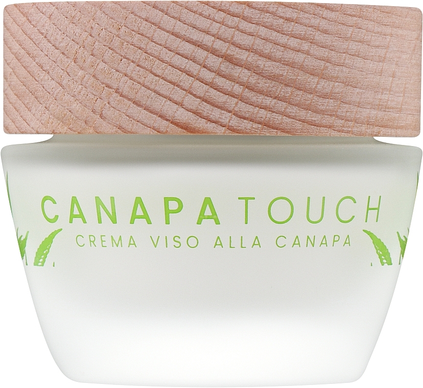 Конопляный крем для тусклой и чувствительной кожи лица - Arganiae Canapa Touch Hemp Facial Cream — фото N1