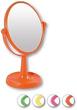 Зеркальце косметическое, 85741 "Lusterko Stoj№ce Owalne", оранжевое - Top Choice — фото N1