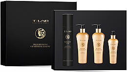 Парфумерія, косметика Набір - T-LAB Professional Blond Ambition (h/ser/130ml + h/cond/250ml + h/shm/250ml + h/spr/300ml)