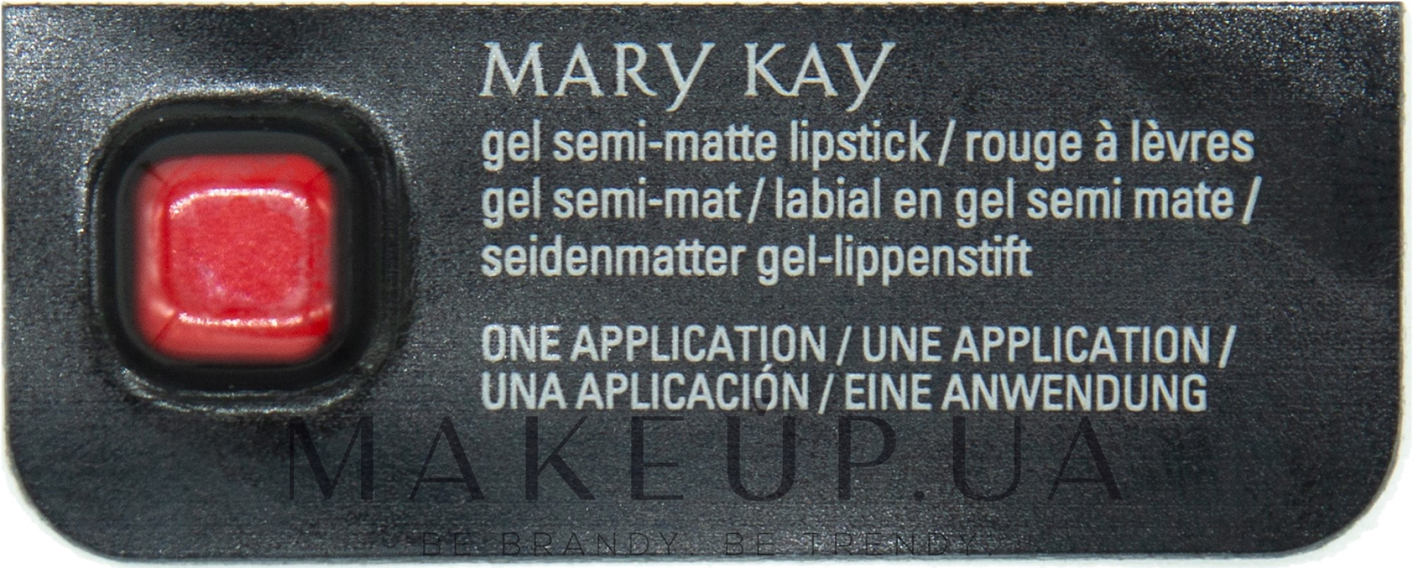 Гелевая помада для губ - Mary Kay Gel Semi-Matte Lipstick (пробник) — фото Red Stiletto