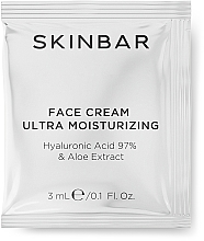 Крем для лица увлажняющий с гиалуроновой кислотой и коллагеном - SKINBAR Hyaluronic Acid & Collagen Face Cream (пробник) — фото N1