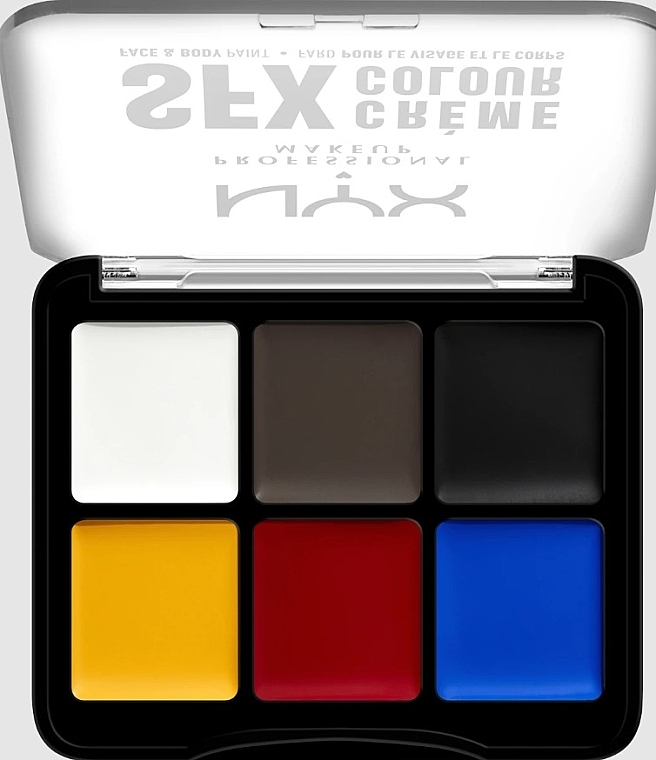 Палітра для макіяжу очей, обличчя й тіла - NYX Professional Makeup SFX Face & Body Paint Palette — фото N2