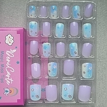 Накладные ногти для детей "Звезды", 910 - Deni Carte Magic Miss Tips — фото N2