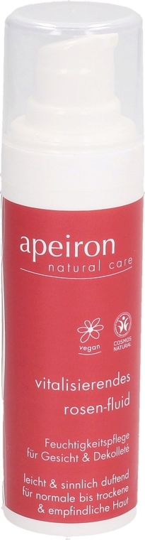 Омолаживающий флюид для лица - Apeiron Vitalising Rose Fluid — фото N1