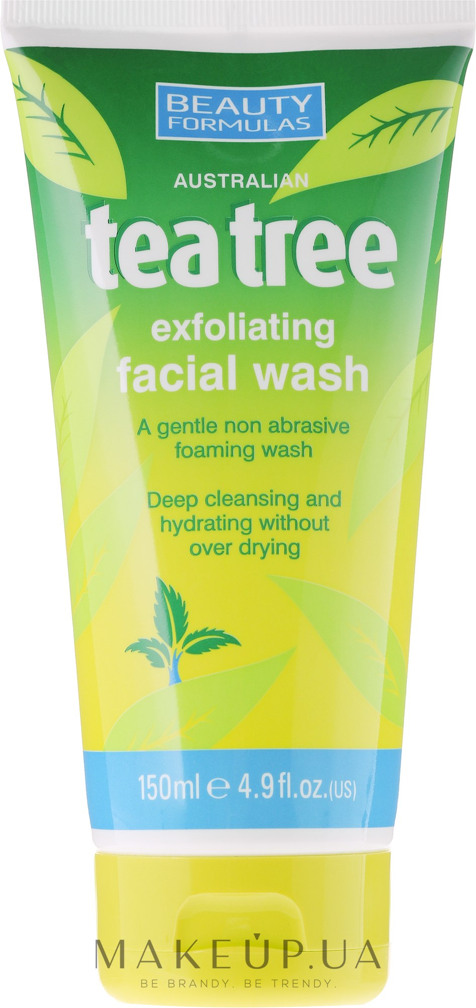 Гель для умивання - Beauty Formulas Tea Tree Exfoliating Facial Wash — фото 150ml