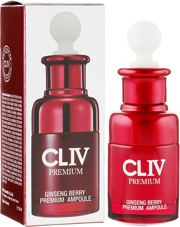 Енергізувальна ліфтинг-сироватка для обличчя з екстрактом ягід женьшеню - CLIV Ginseng Berry Premium Ampoule