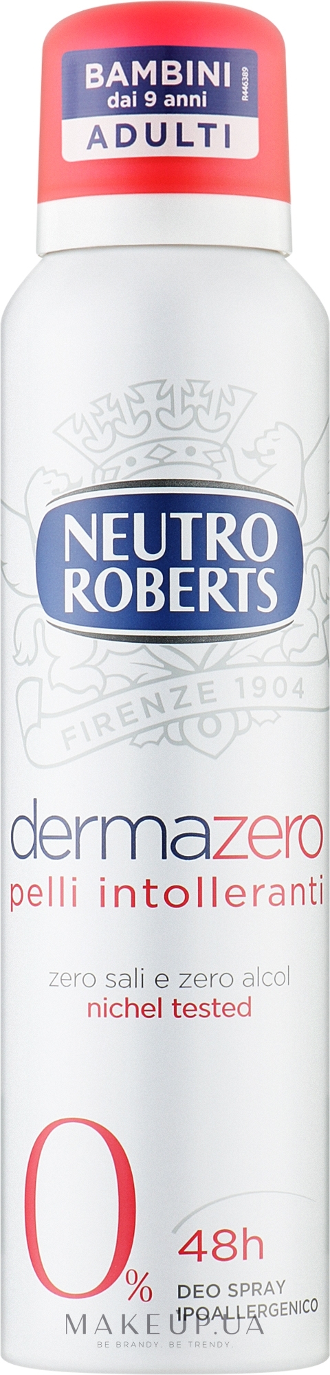 Дезодорант-спрей "Нежный" - Neutro Roberts Dermazero Deodorant — фото 150ml