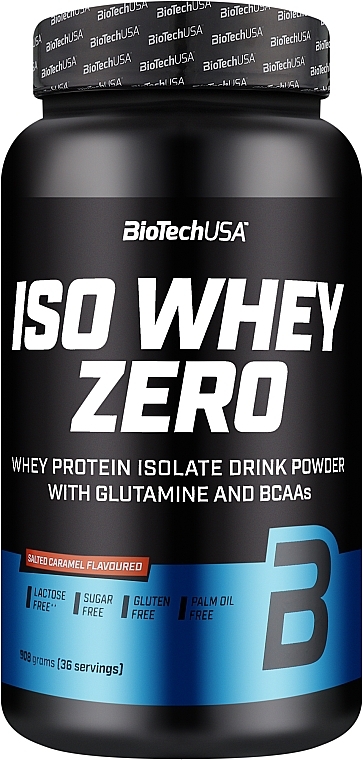 Протеїн "Солона карамель"            - BiotechUSA ISO Whey Zero Salted Caramel — фото N2