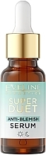 Сыворотка против несовершенств - Eveline Cosmetics Super Duet Anti-Blemish Serum 10% Zinc & Salicylic Acid — фото N2