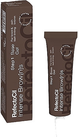 Базовый гель для окрашивания бровей и ресниц - RefectoCil Intense Brow[n]s Step 1 Base Gel For Brows Lashes Tinting — фото N1