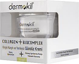 Парфумерія, косметика Денний відновлювальний крем проти зморщок - Dermokil Collagen + Biocomplex Anti-wrinkle & Restorative Day Care Cream