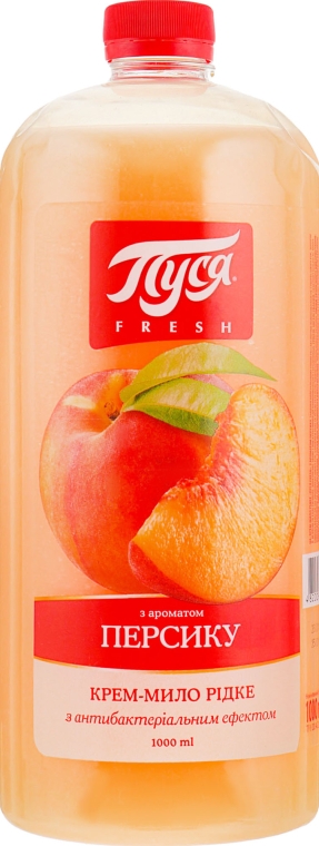 Рідке крем-мило антибактеріальне "Fresh. Персик" - Пуся — фото N2